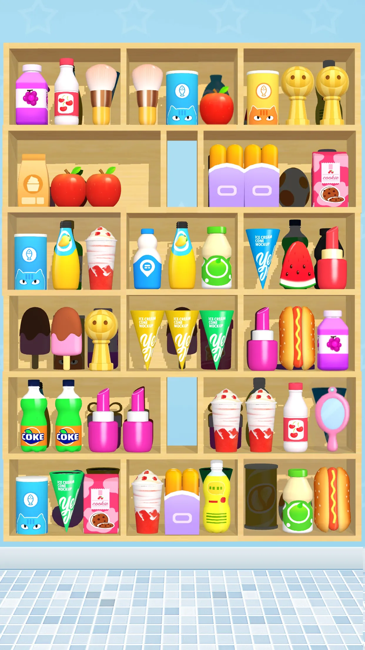 Goods Merge : 3D Goods Sort | Indus Appstore | Screenshot