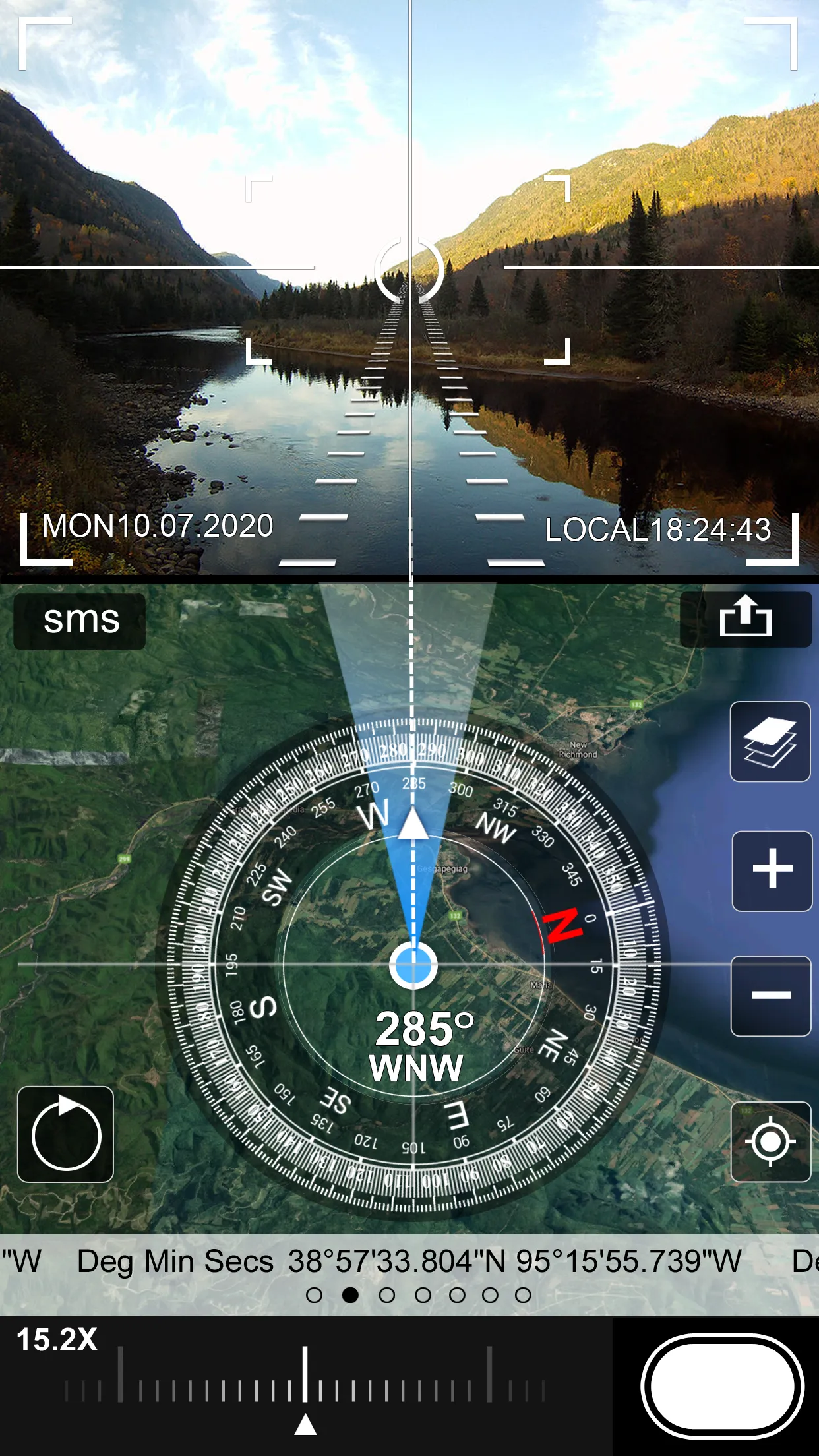 Direction Compass Camera | Indus Appstore | Screenshot