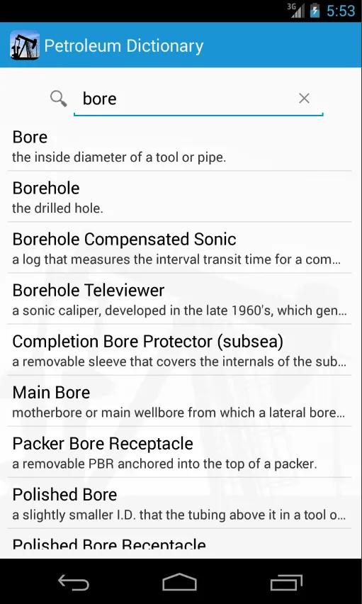 Petroleum Dictionary | Indus Appstore | Screenshot