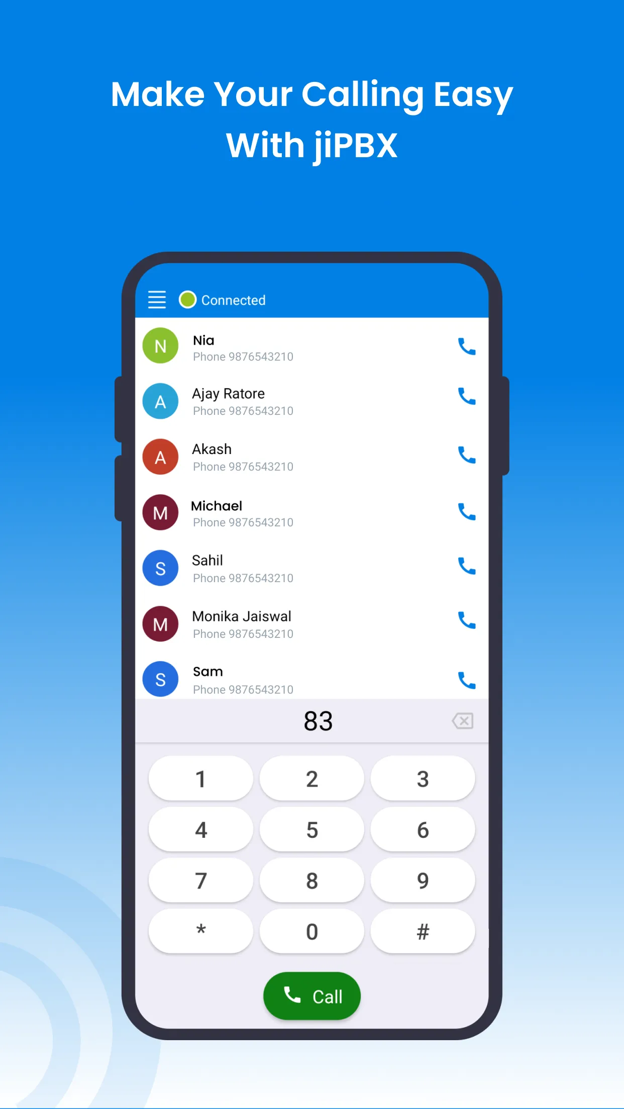 jiPBX - SIP VOIP Softphone | Indus Appstore | Screenshot