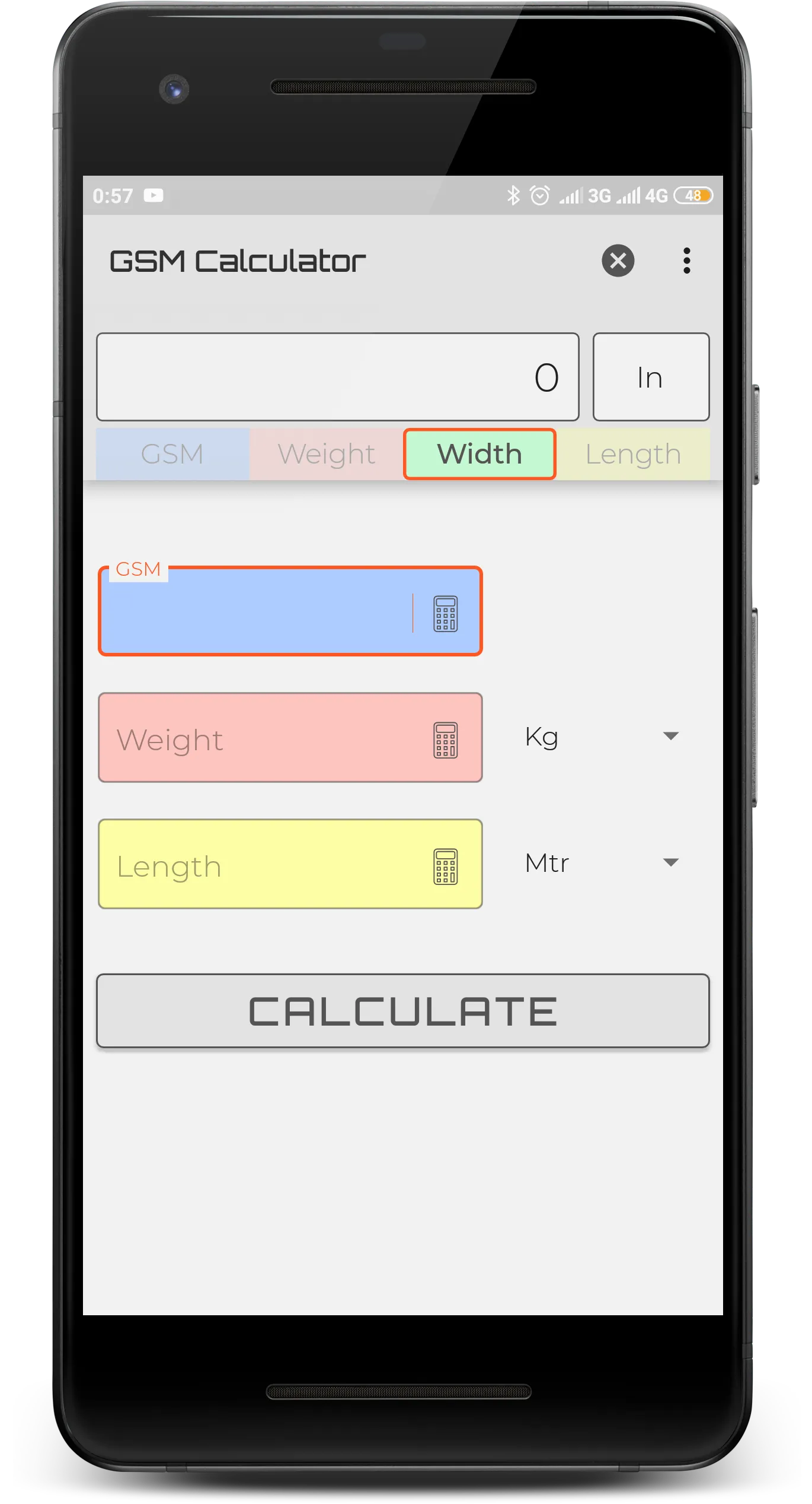 GSM Calculator | Indus Appstore | Screenshot