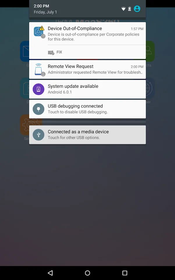 MaaS360 Remote Support | Indus Appstore | Screenshot