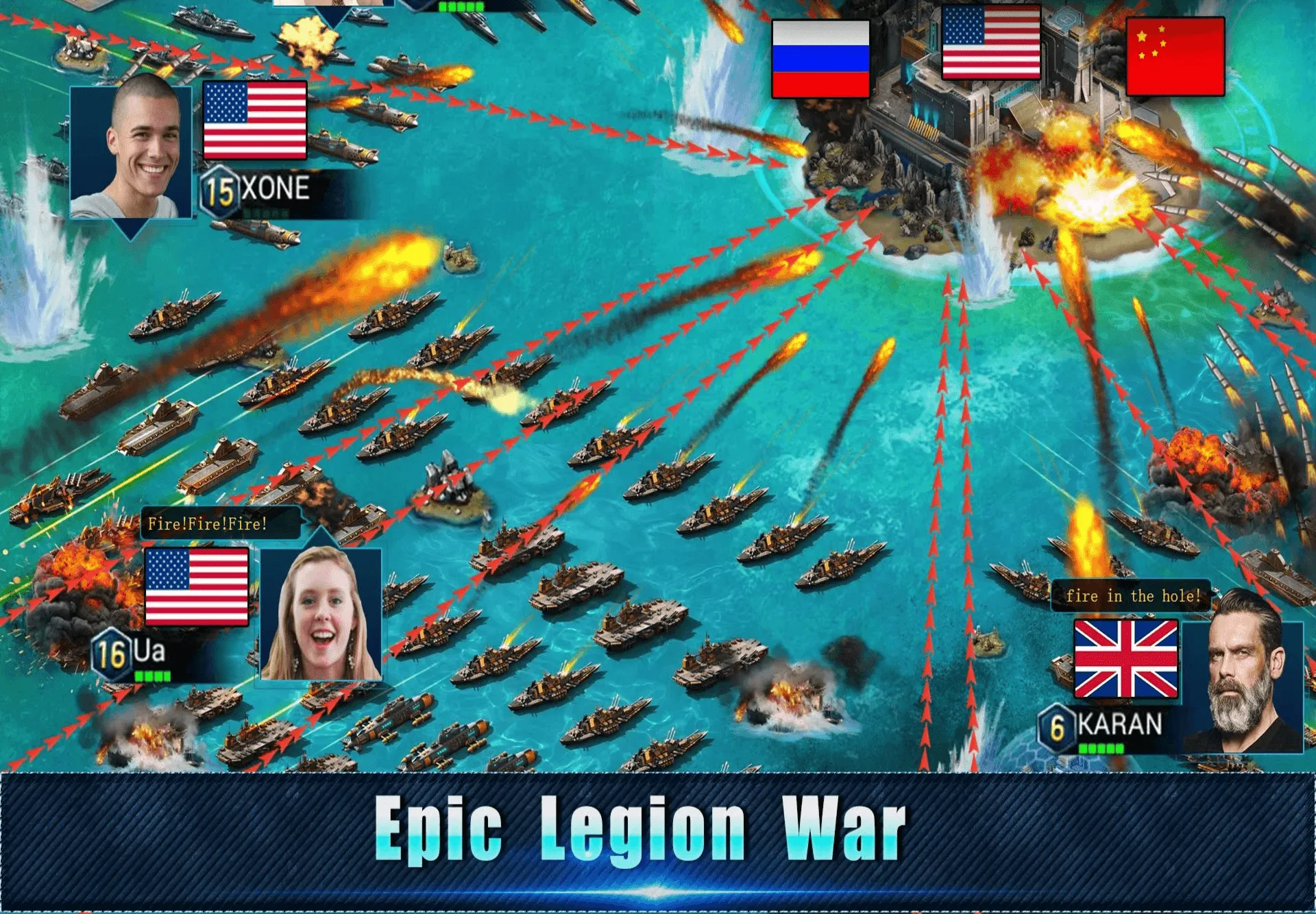 Legion Battleship: War pacific | Indus Appstore | Screenshot