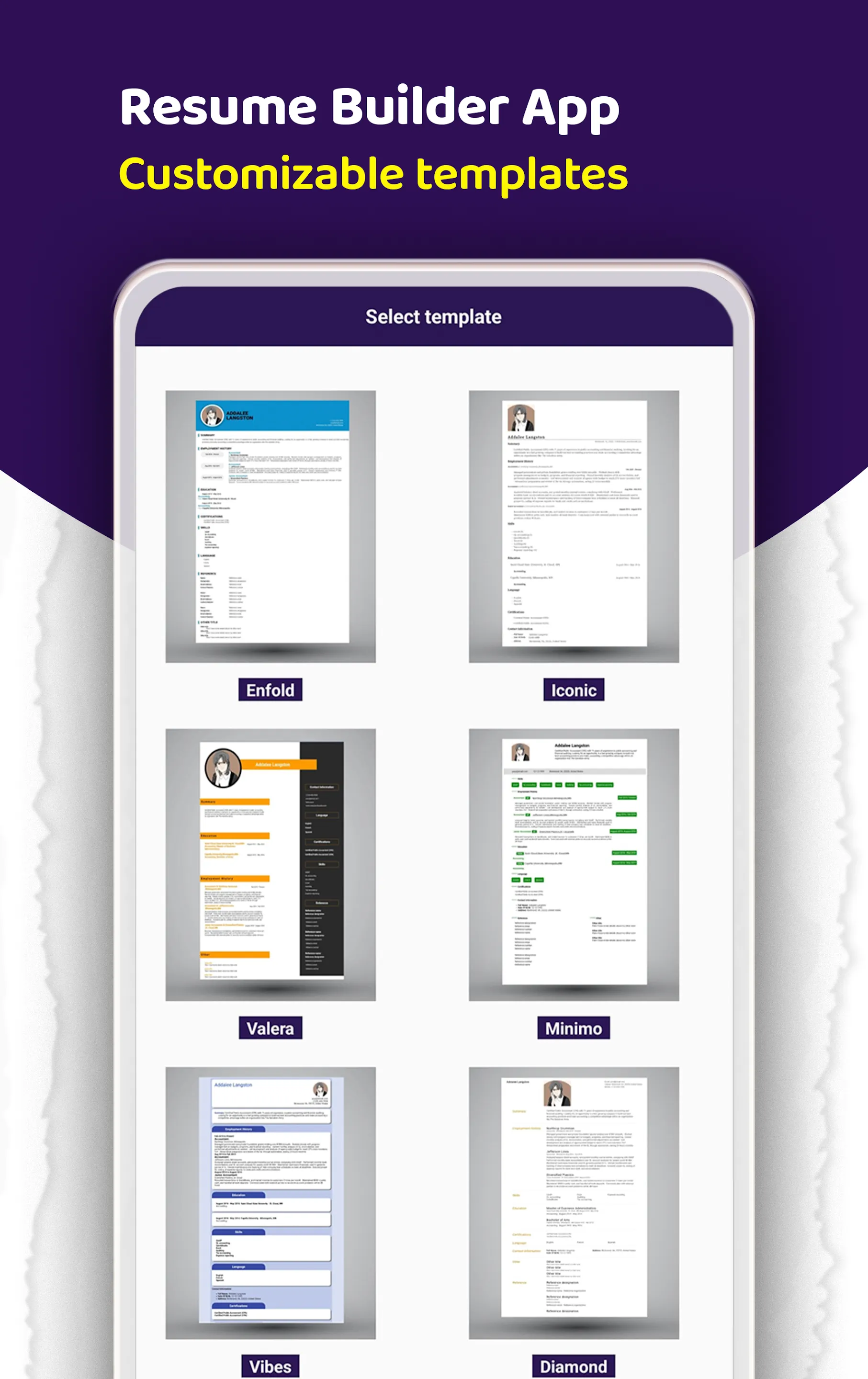 Resume Builder: PDF CV Maker | Indus Appstore | Screenshot