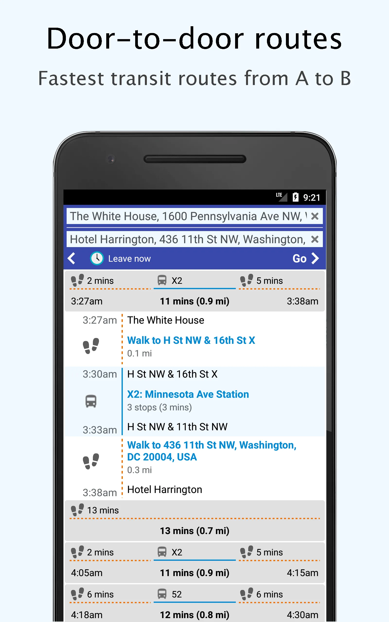 DC Public Transport time maps | Indus Appstore | Screenshot