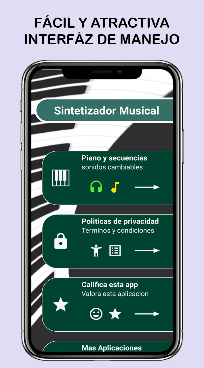 Sintetizador Piano y Percusión | Indus Appstore | Screenshot