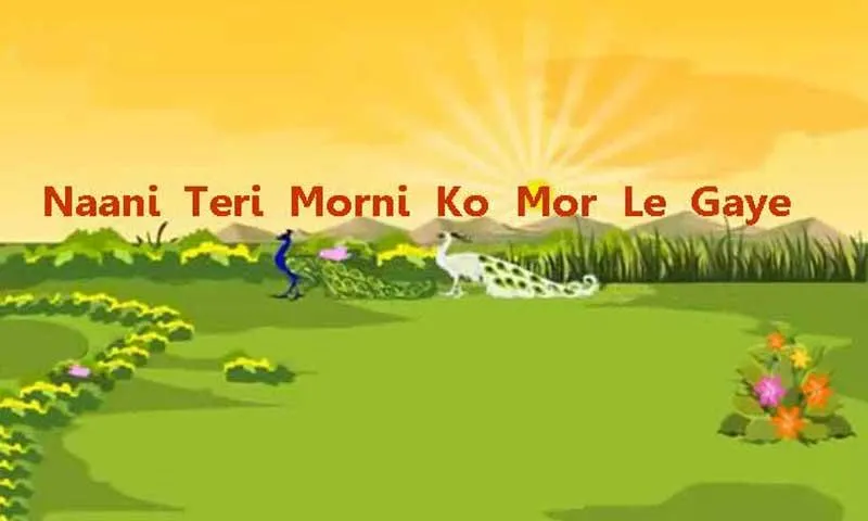 Nani Teri Morni Kids Rhyme | Indus Appstore | Screenshot