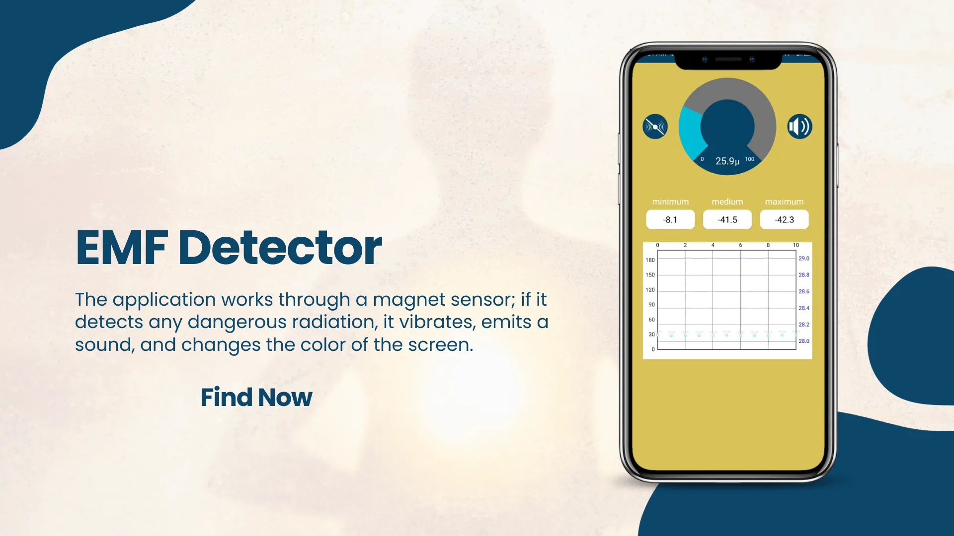 Radiation Detector -Detect EMF | Indus Appstore | Screenshot