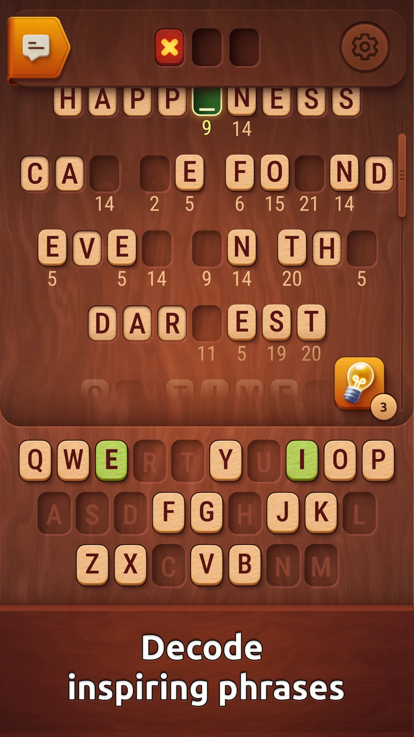 Colorwood Words - Cryptogram | Indus Appstore | Screenshot