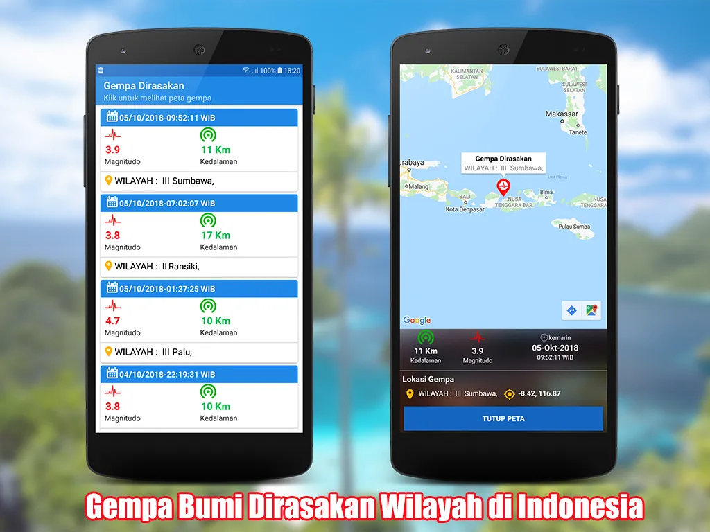 Info Gempa Bumi Terkini | Indus Appstore | Screenshot