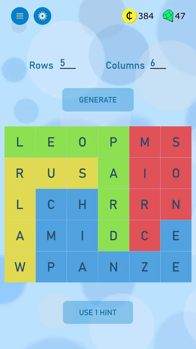 Word search game in English | Indus Appstore | Screenshot