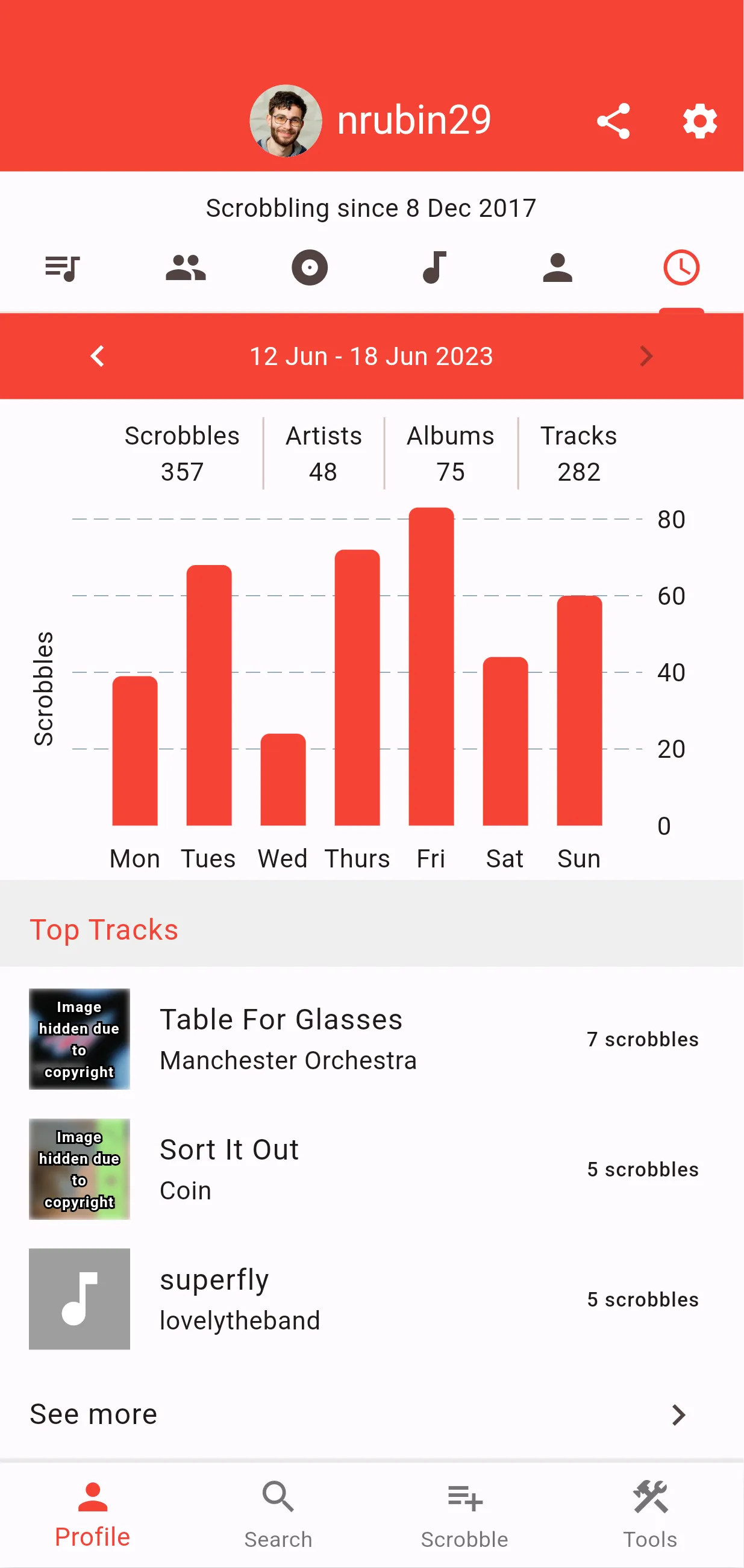 Finale for Last.fm | Indus Appstore | Screenshot