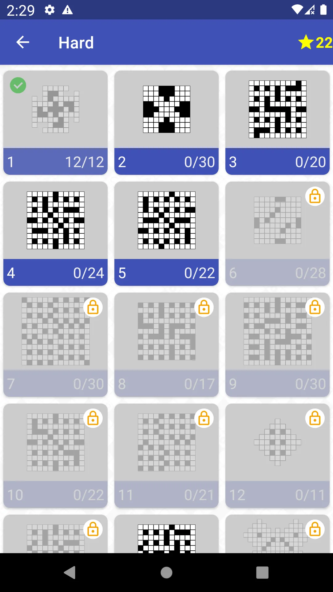 English Crossword puzzle | Indus Appstore | Screenshot
