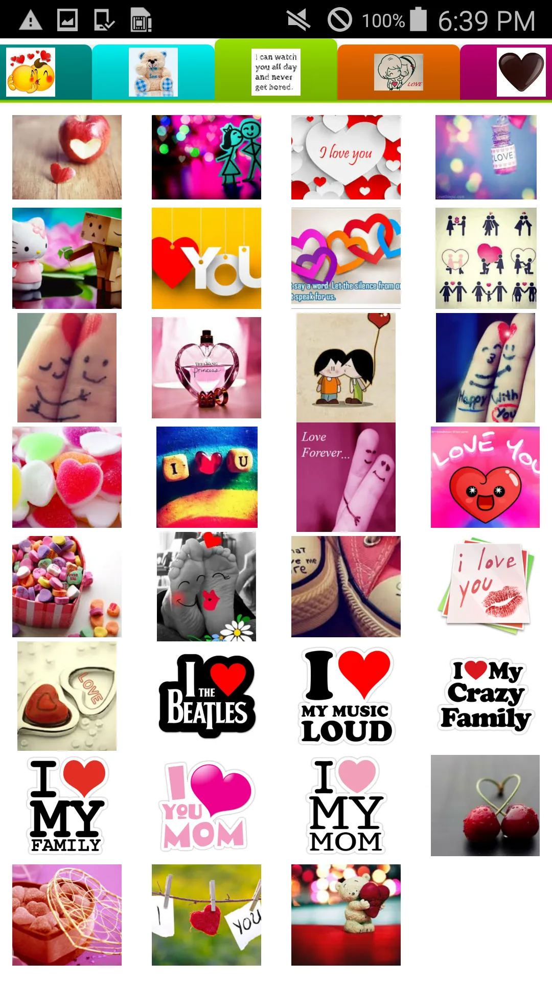 Love Stickers | Indus Appstore | Screenshot