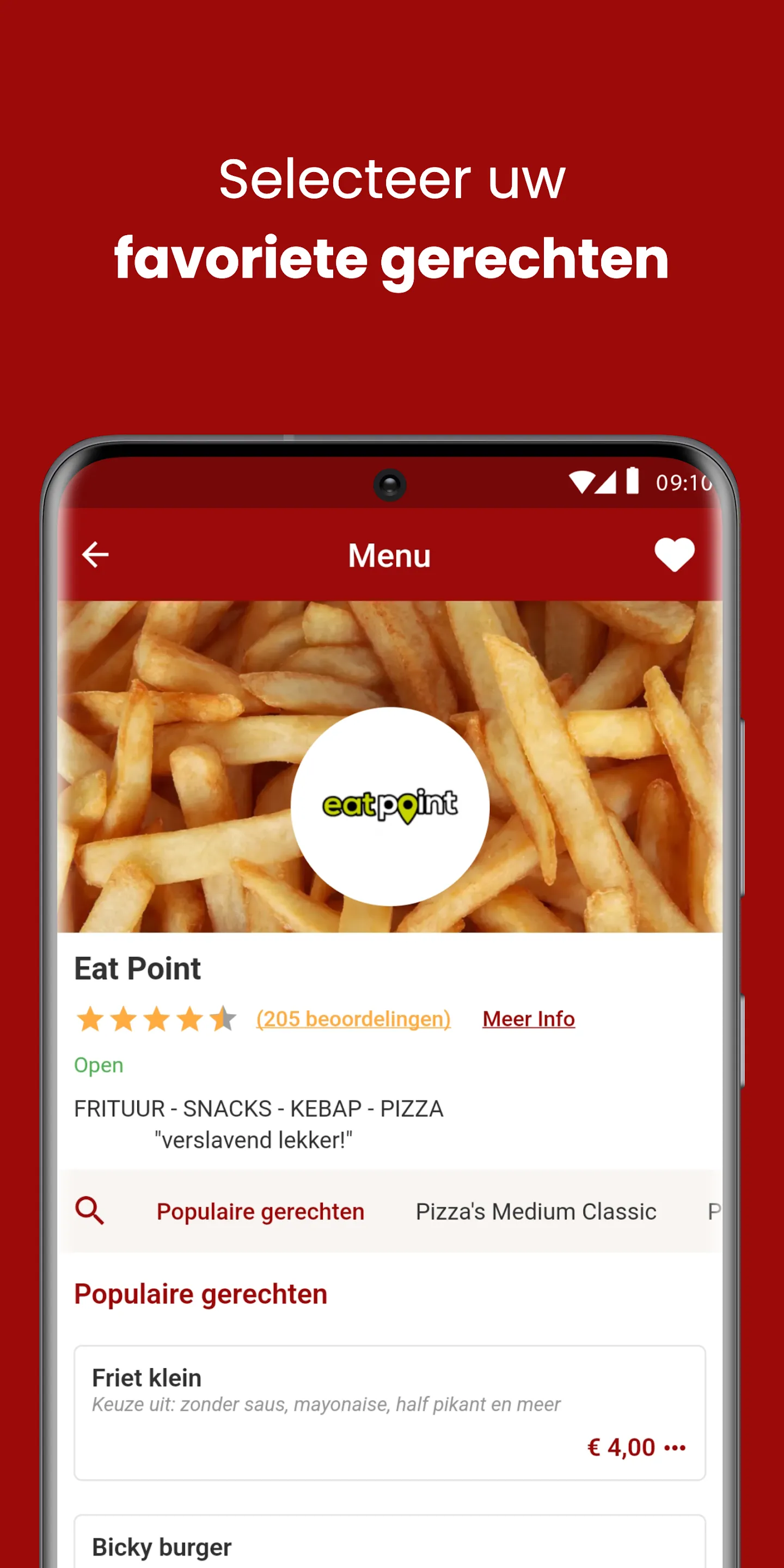 Menute.be - Order food | Indus Appstore | Screenshot