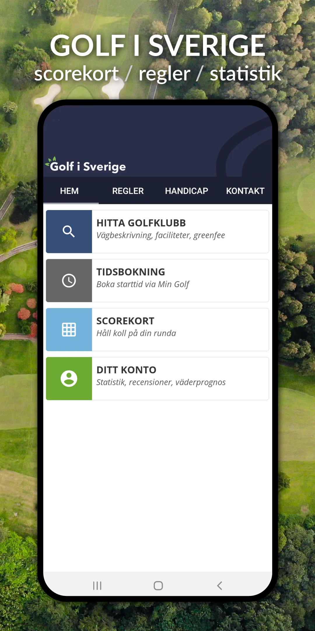 Golf i Sverige | Indus Appstore | Screenshot