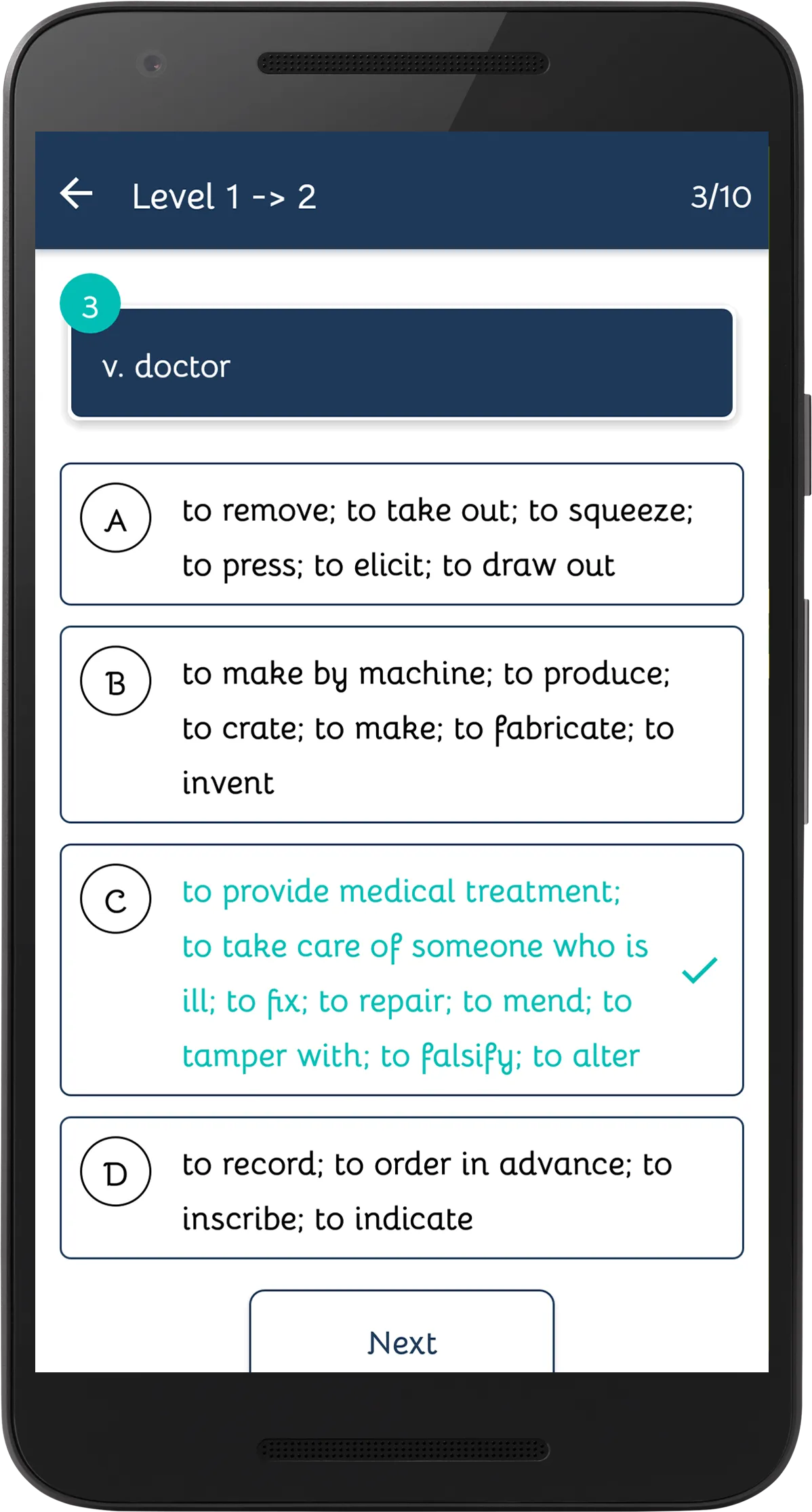 English Quiz - Test Vocabulary | Indus Appstore | Screenshot