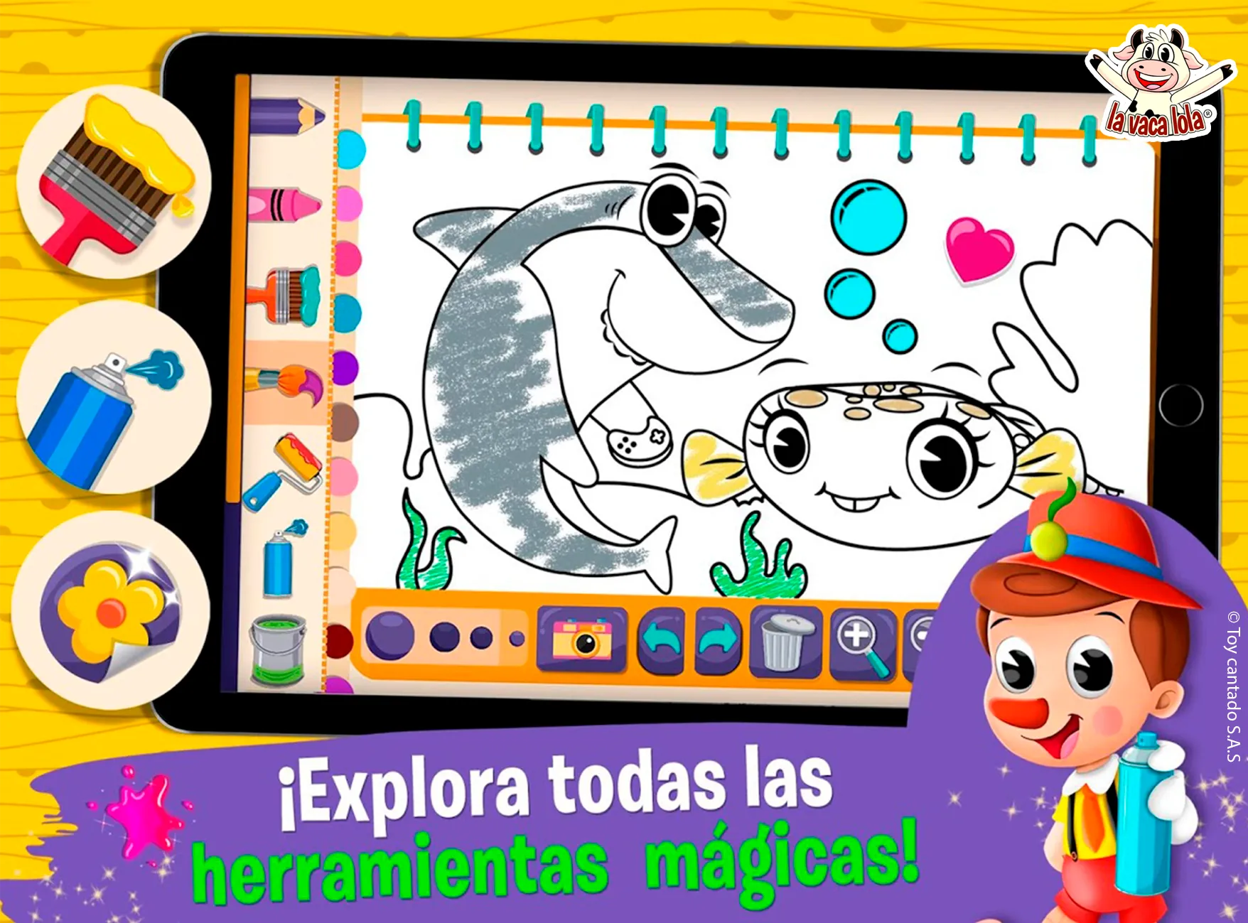 Dibujar y Colorear: La Vaca Lo | Indus Appstore | Screenshot