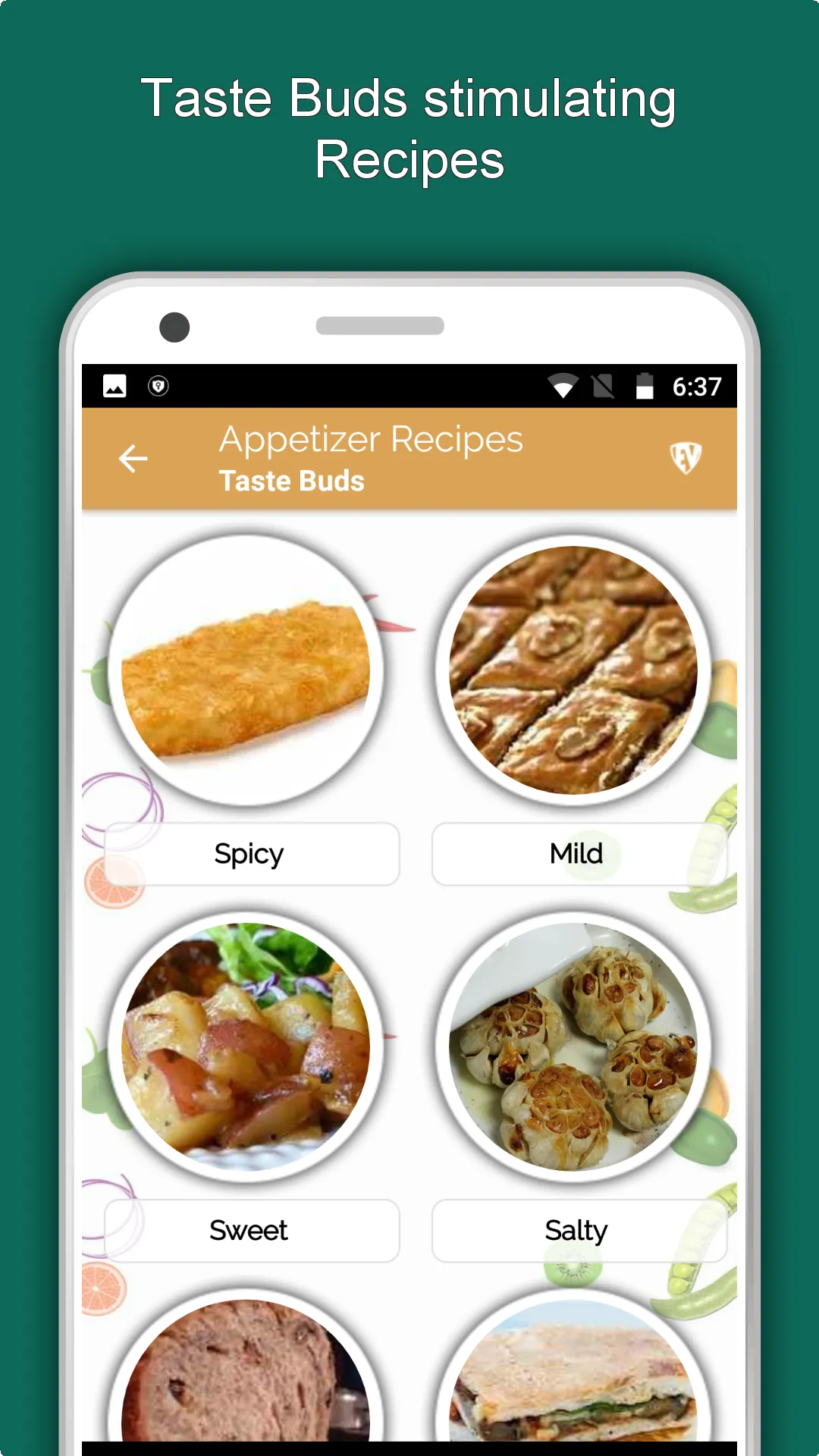 Appetizers, Snacks & Starters | Indus Appstore | Screenshot