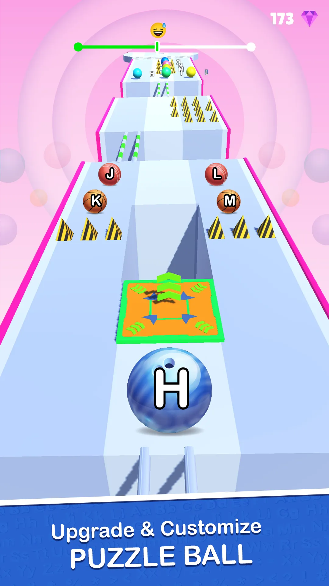 AZ Ball Run Rush 2048 | Indus Appstore | Screenshot