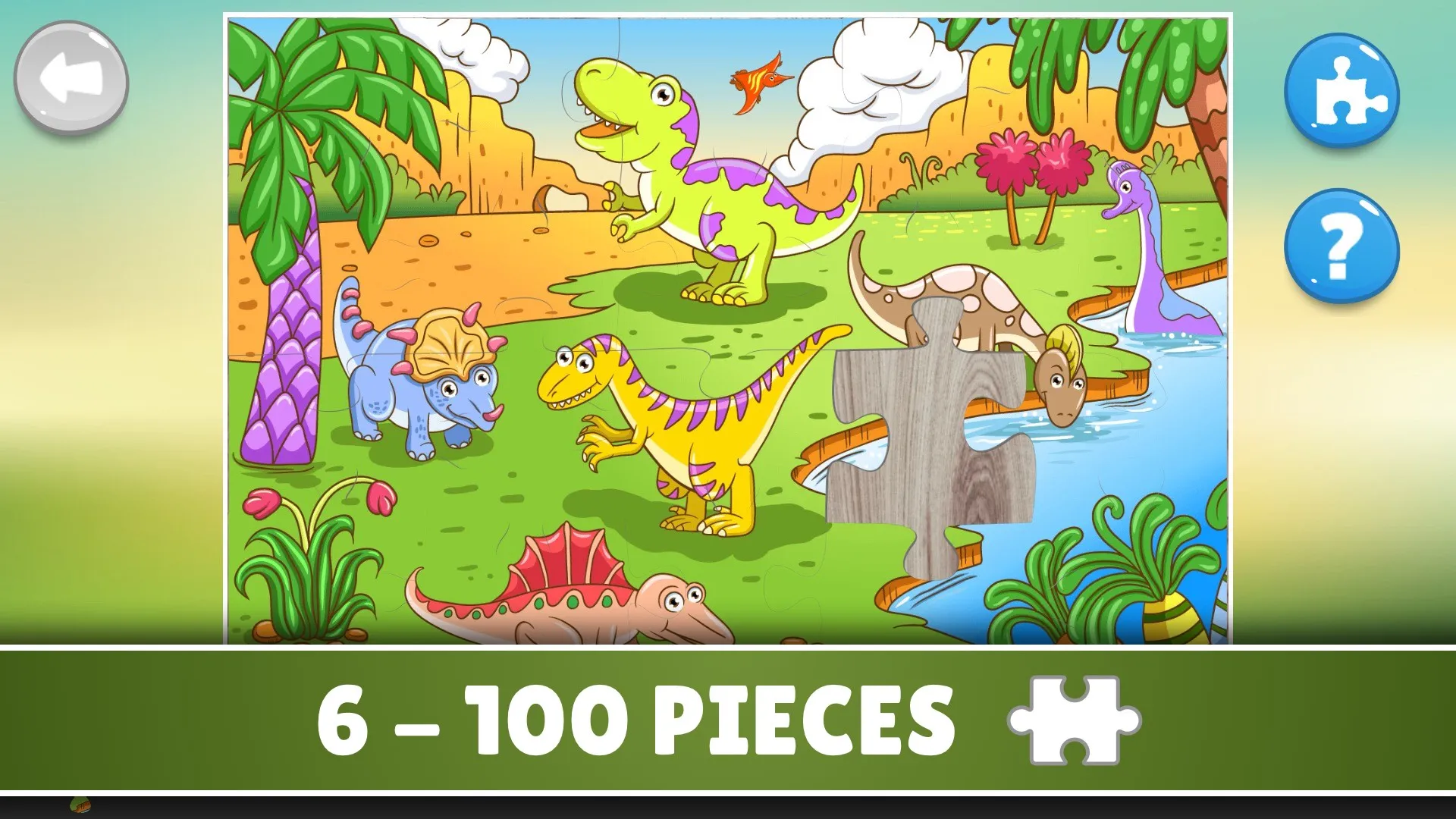 Dino Jigsaw Puzzle Adventure | Indus Appstore | Screenshot