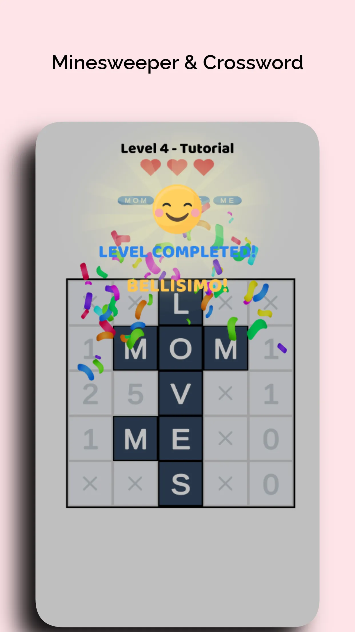 Minesweeper Words Cross Puzzle | Indus Appstore | Screenshot