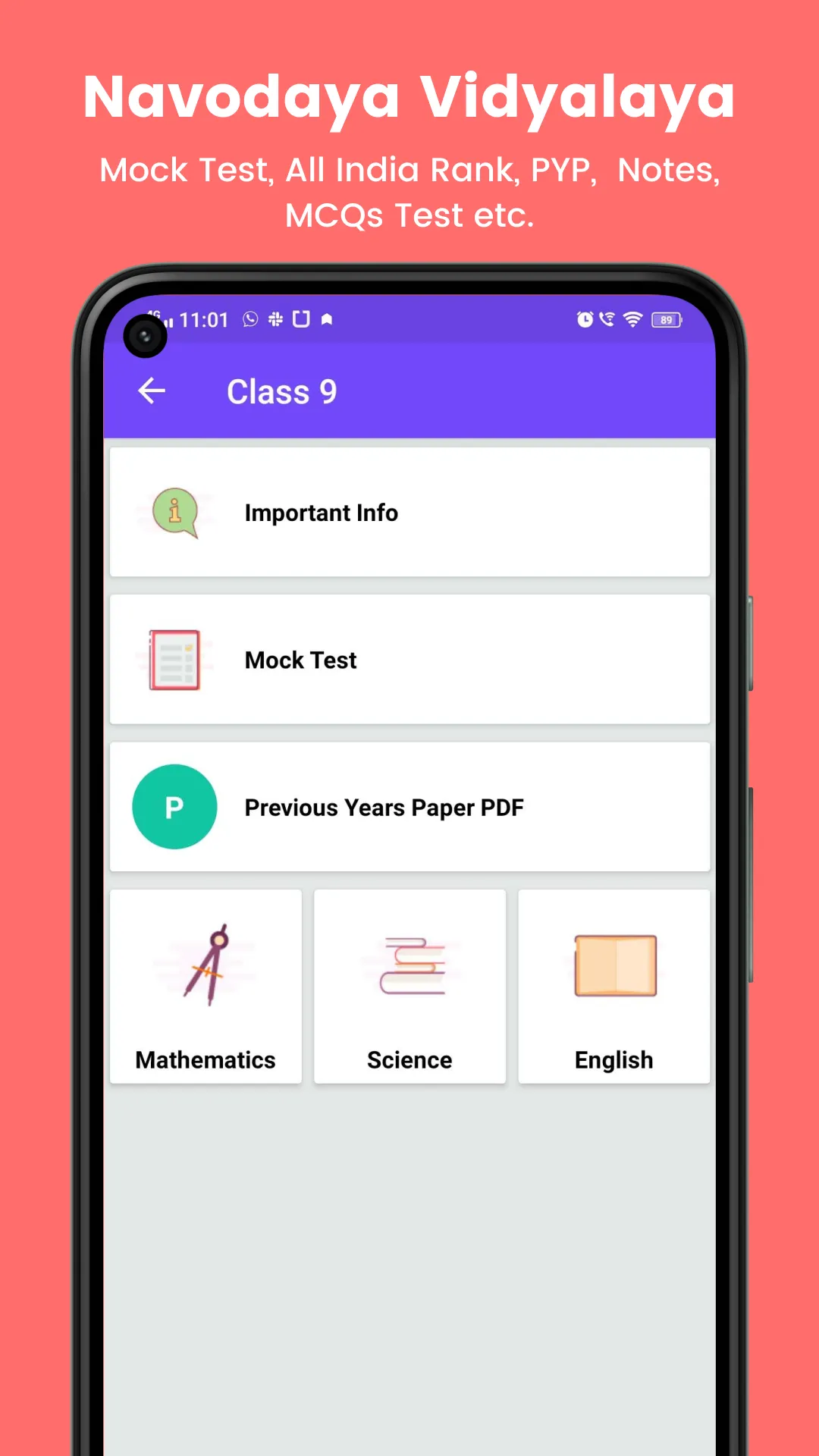 Navodaya Vidyalaya Exam 2025 | Indus Appstore | Screenshot