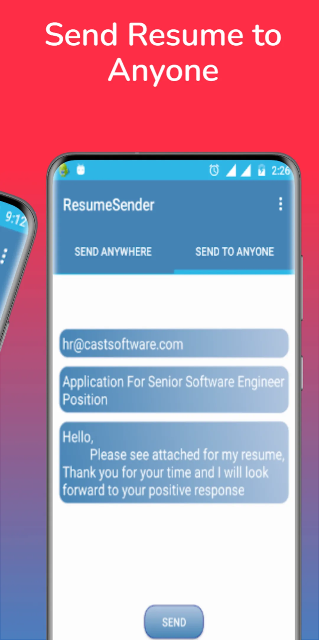 Resume Sender - CV Send Resume | Indus Appstore | Screenshot