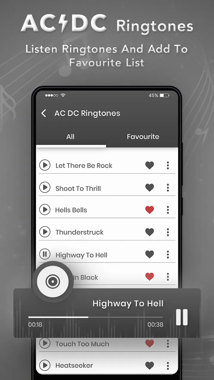 AC DC Ringtones | Indus Appstore | Screenshot