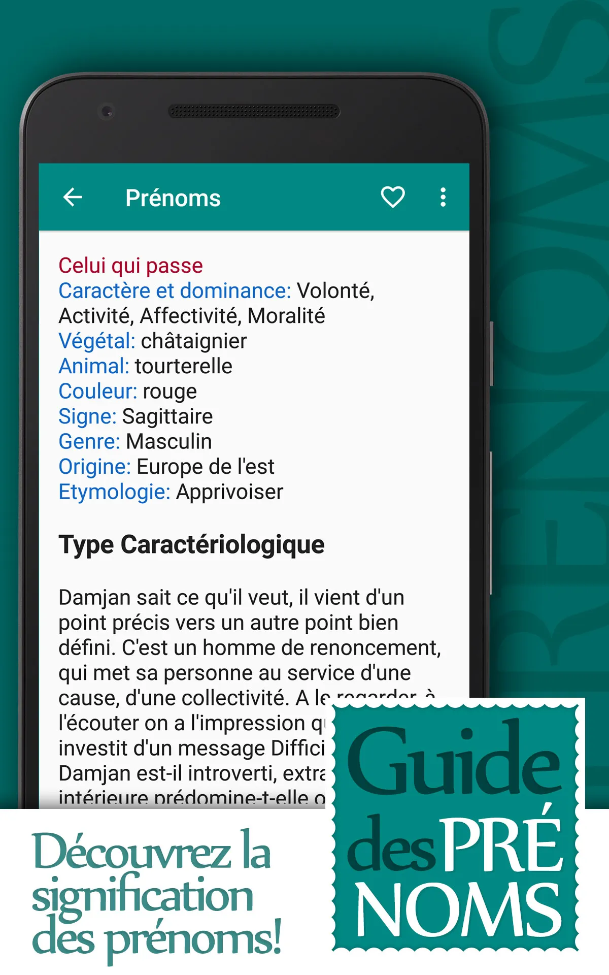 Signification Des Prénoms | Indus Appstore | Screenshot