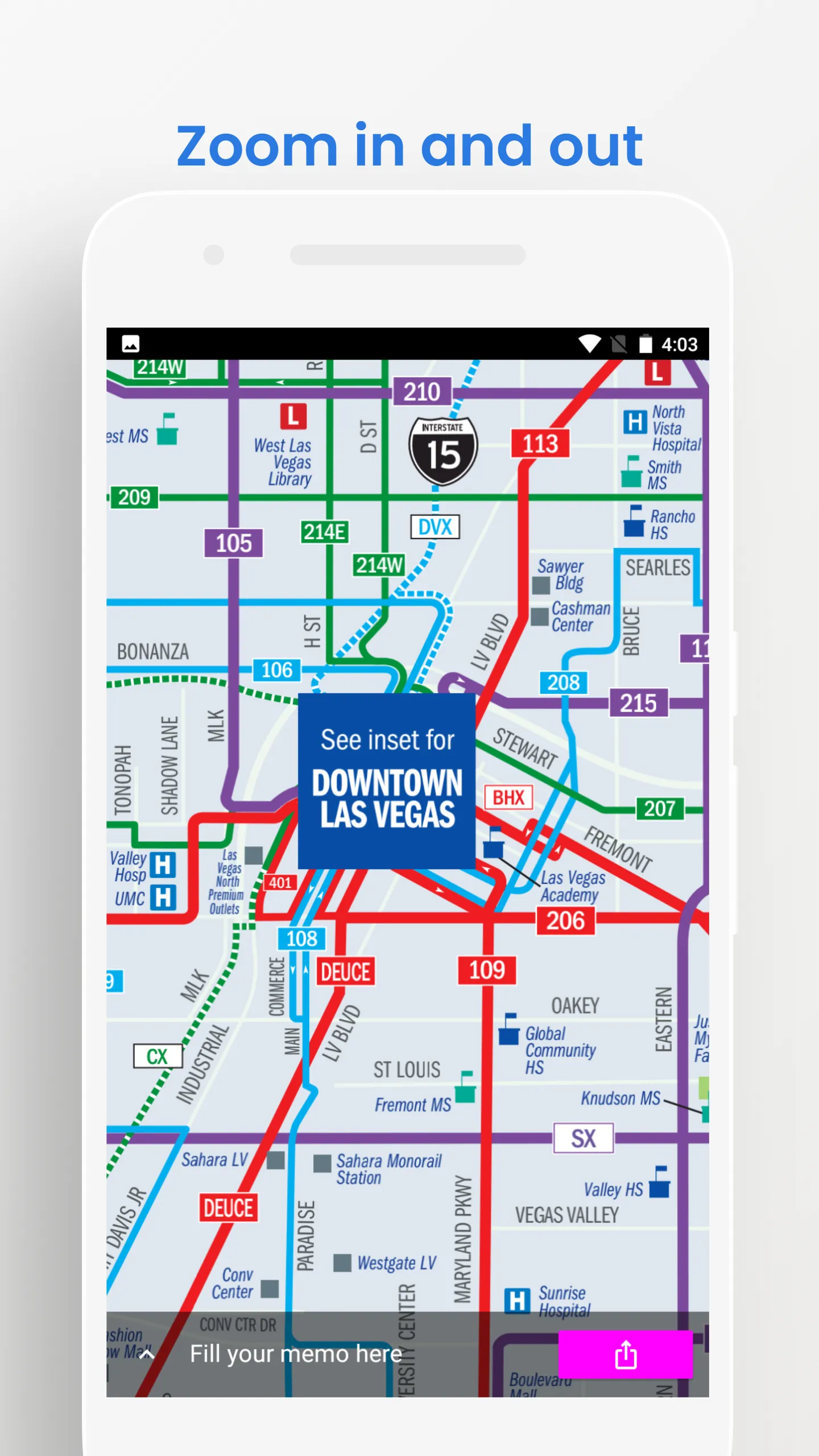 Las Vegas Travel Map Offline | Indus Appstore | Screenshot