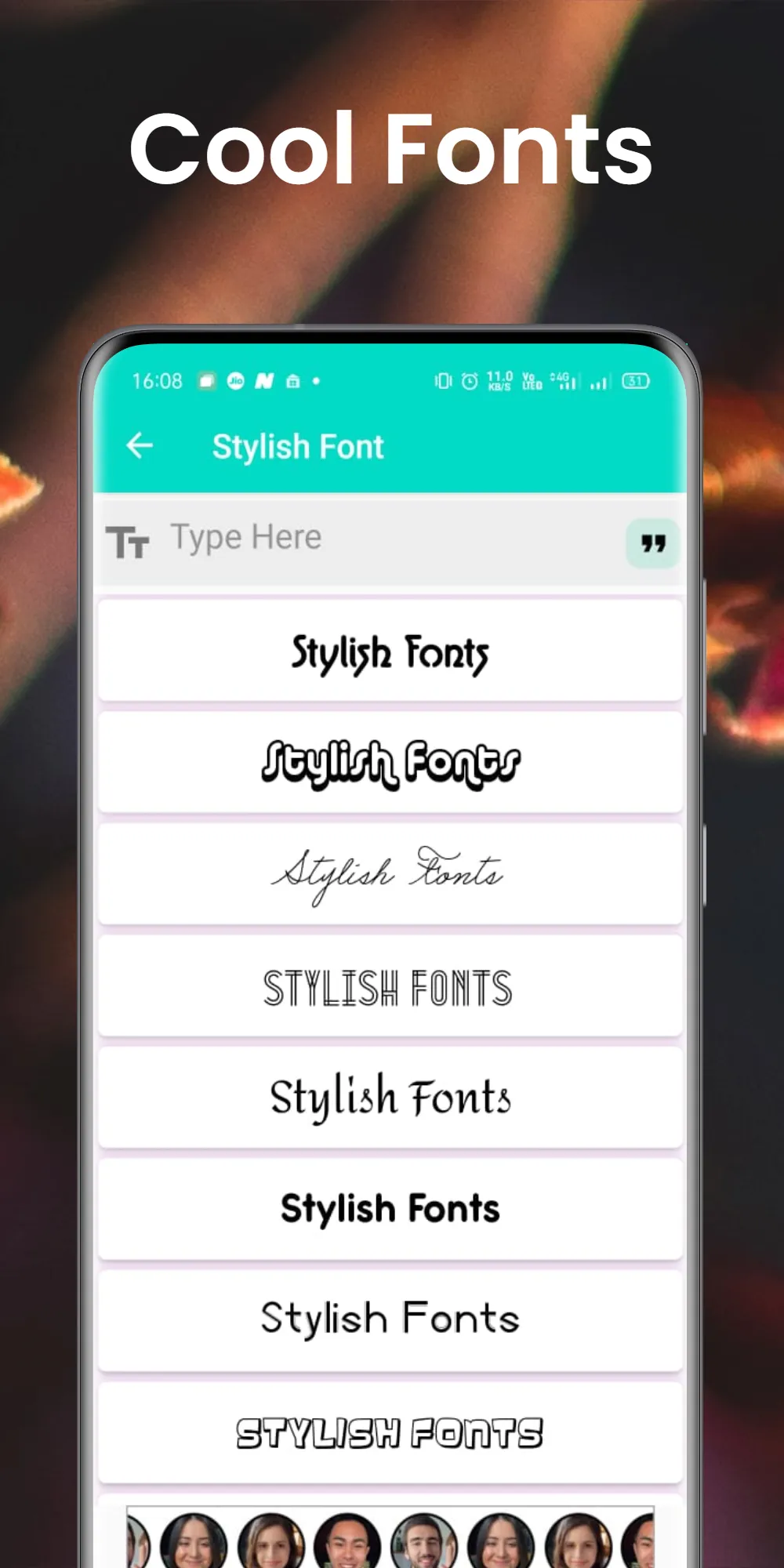 Stylish Fonts | Indus Appstore | Screenshot
