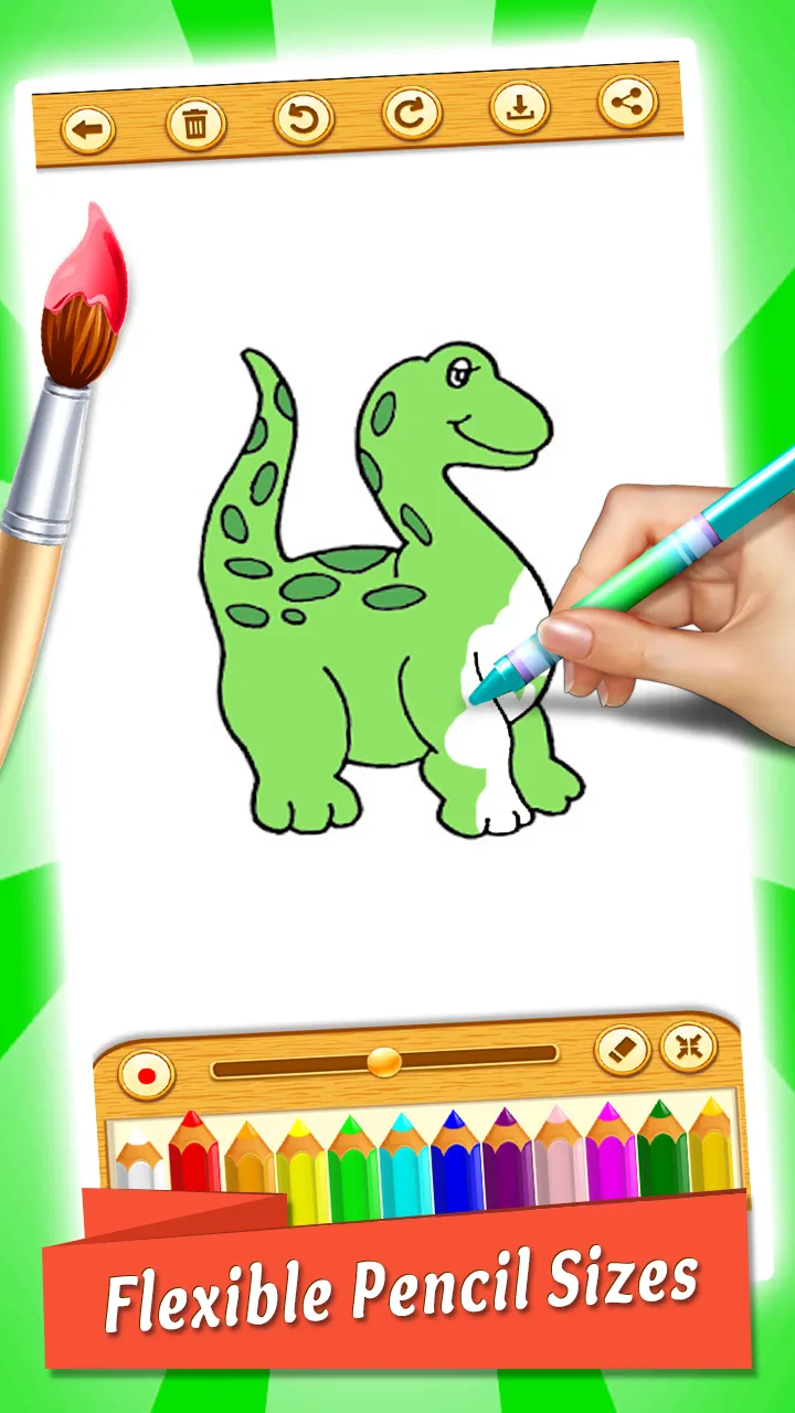 Dinosaurs Coloring Book | Indus Appstore | Screenshot