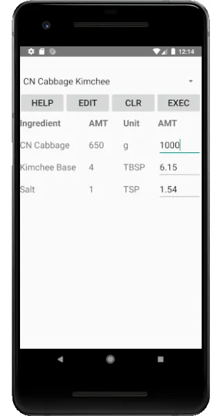 Change Recipe Amount | Indus Appstore | Screenshot