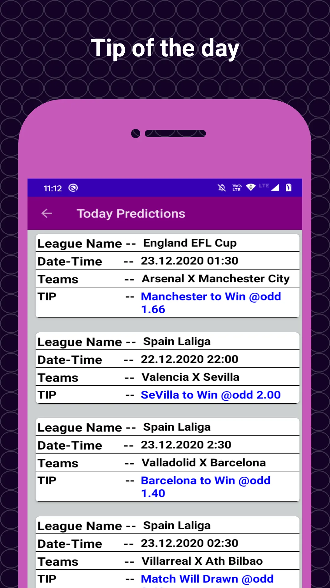 RR Football Predictions | Indus Appstore | Screenshot