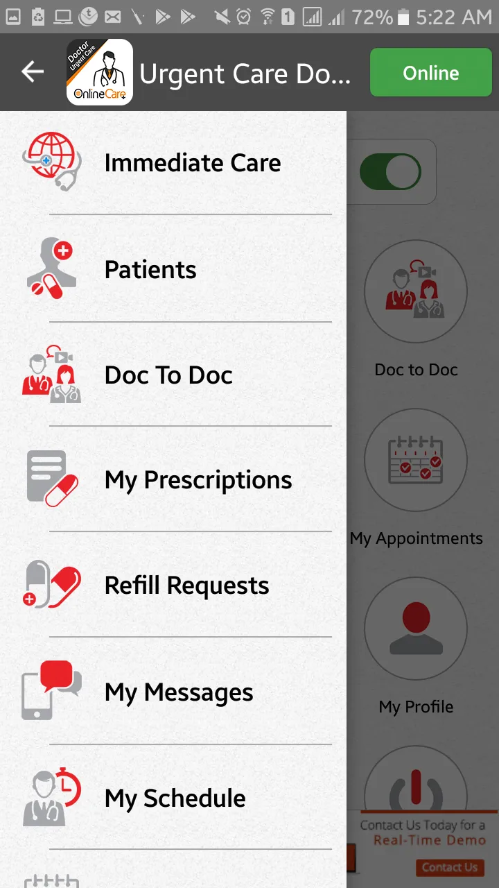 OnlineCare Urgent Care Doctor | Indus Appstore | Screenshot