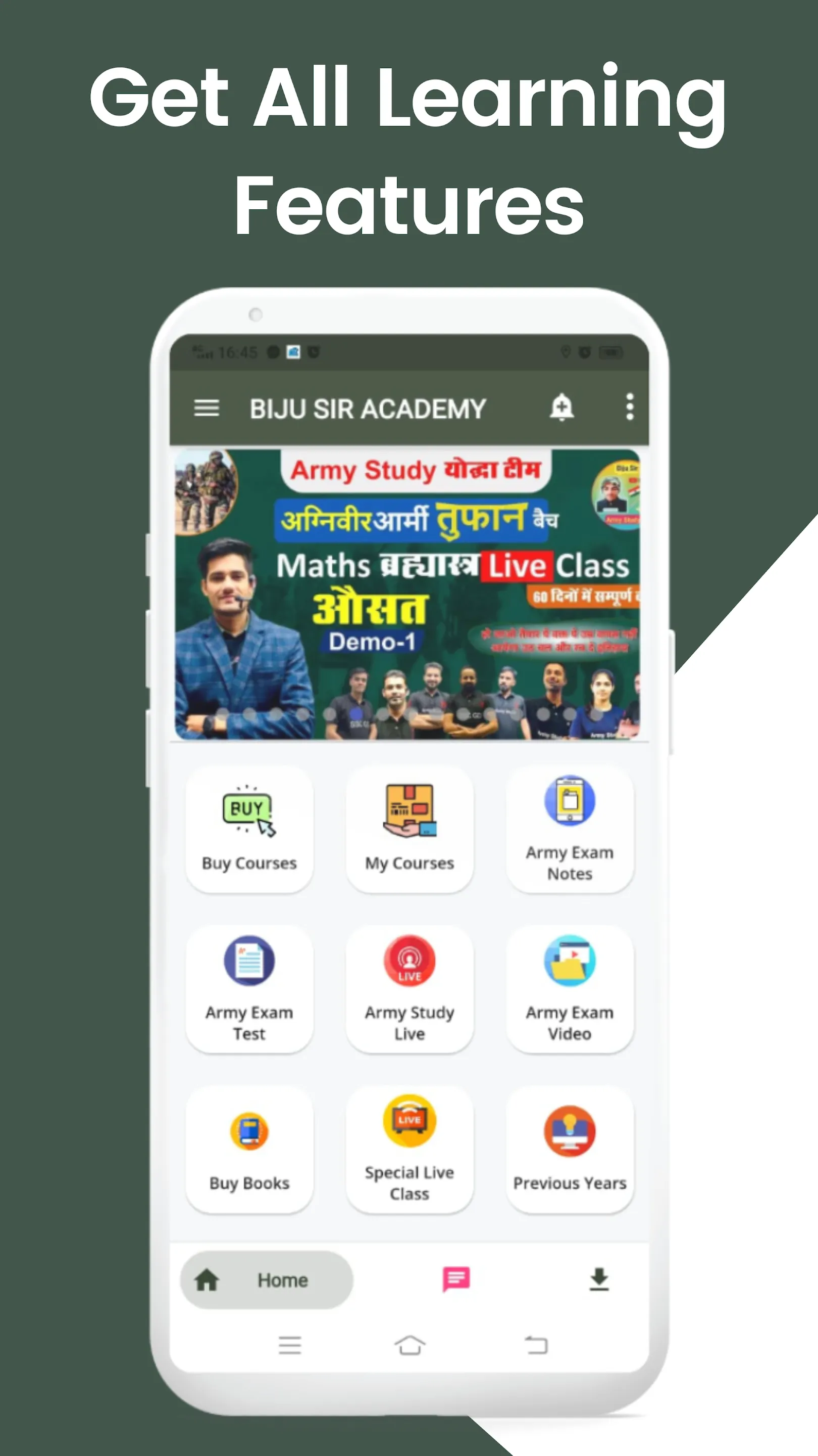 Army Study Live Classes | Indus Appstore | Screenshot