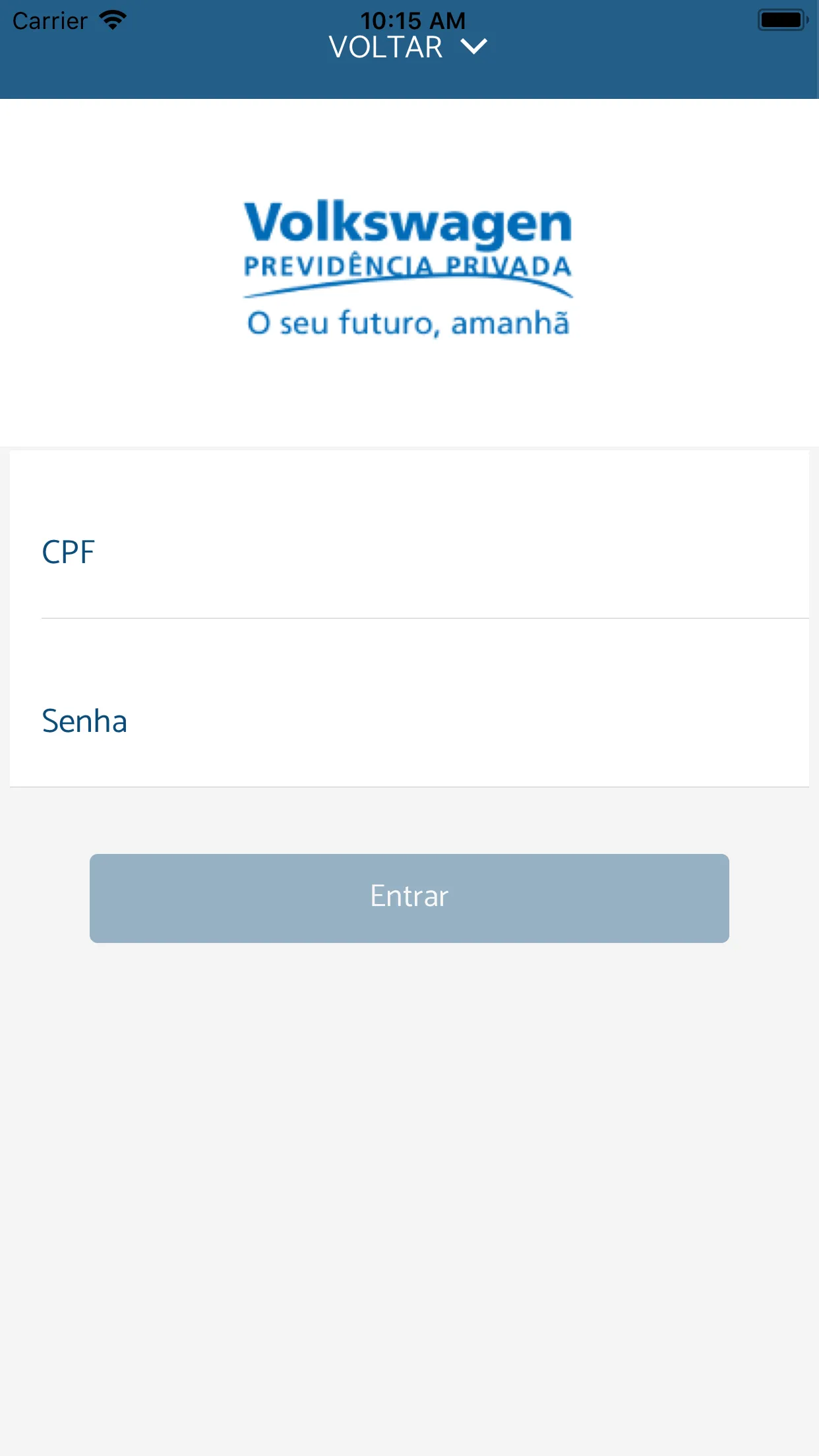 Autoatendimento VWPP | Indus Appstore | Screenshot