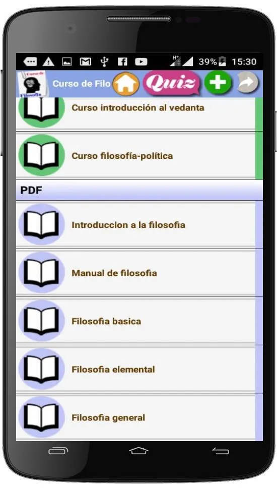 Curso de Filosofía | Indus Appstore | Screenshot