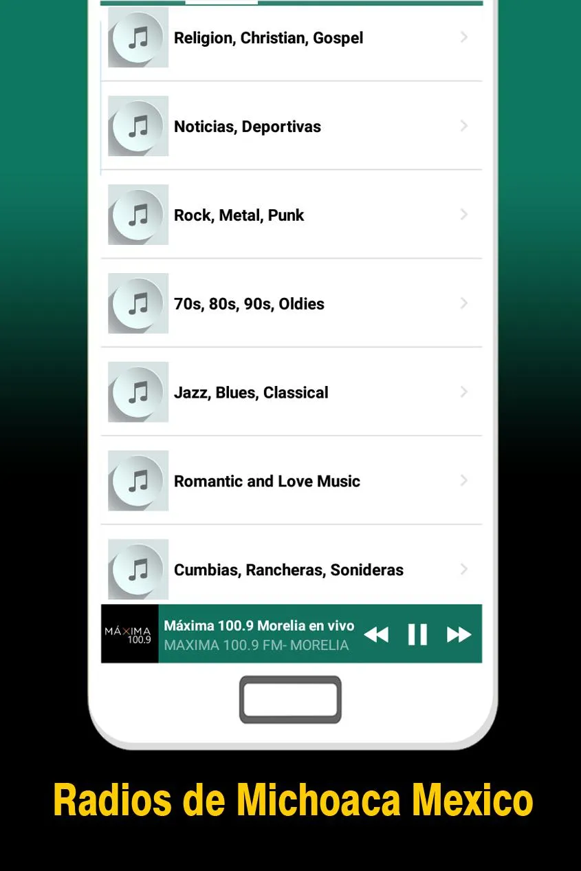 Radios de Michoacan | Indus Appstore | Screenshot