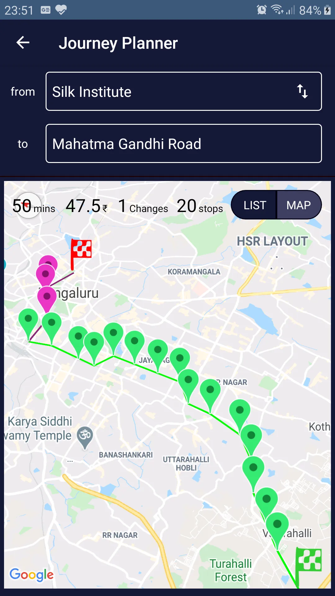 Bangalore City Metro | Indus Appstore | Screenshot