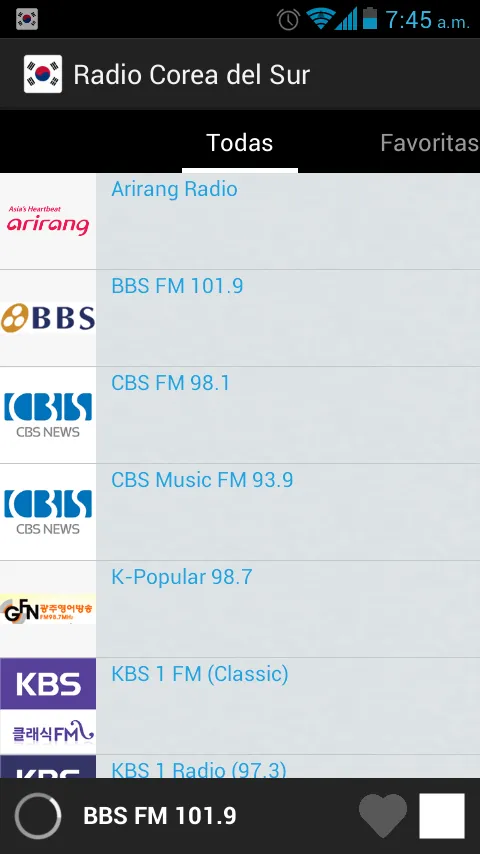 South Korea Radio | Indus Appstore | Screenshot