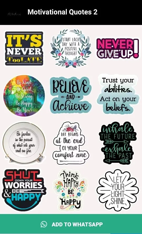 Motivational Stickers | Indus Appstore | Screenshot