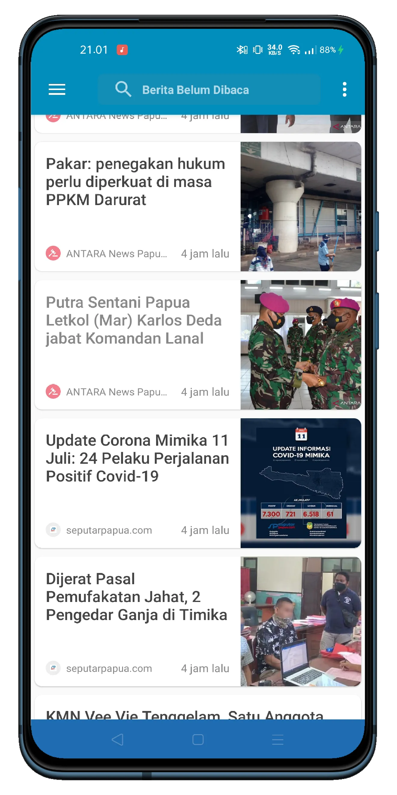 Koran Berita Papua dan Papua B | Indus Appstore | Screenshot