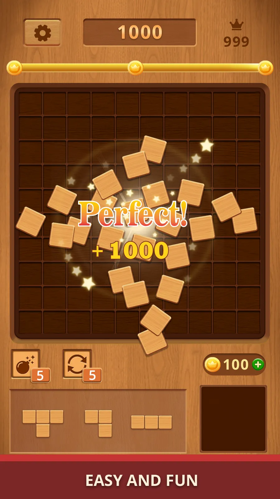 Wood Block Puzzle - Block Game | Indus Appstore | Screenshot