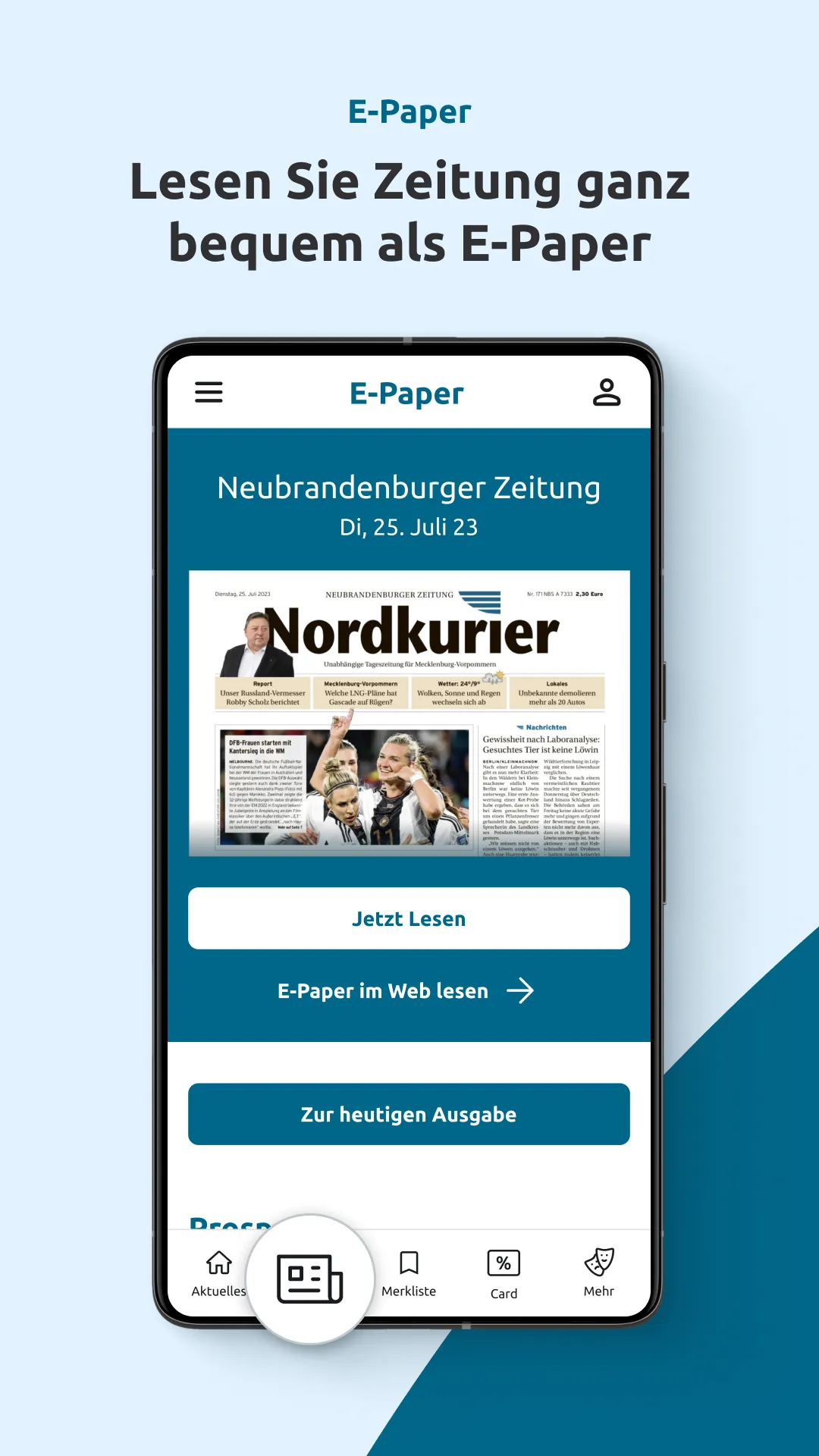 Nordkurier | Indus Appstore | Screenshot