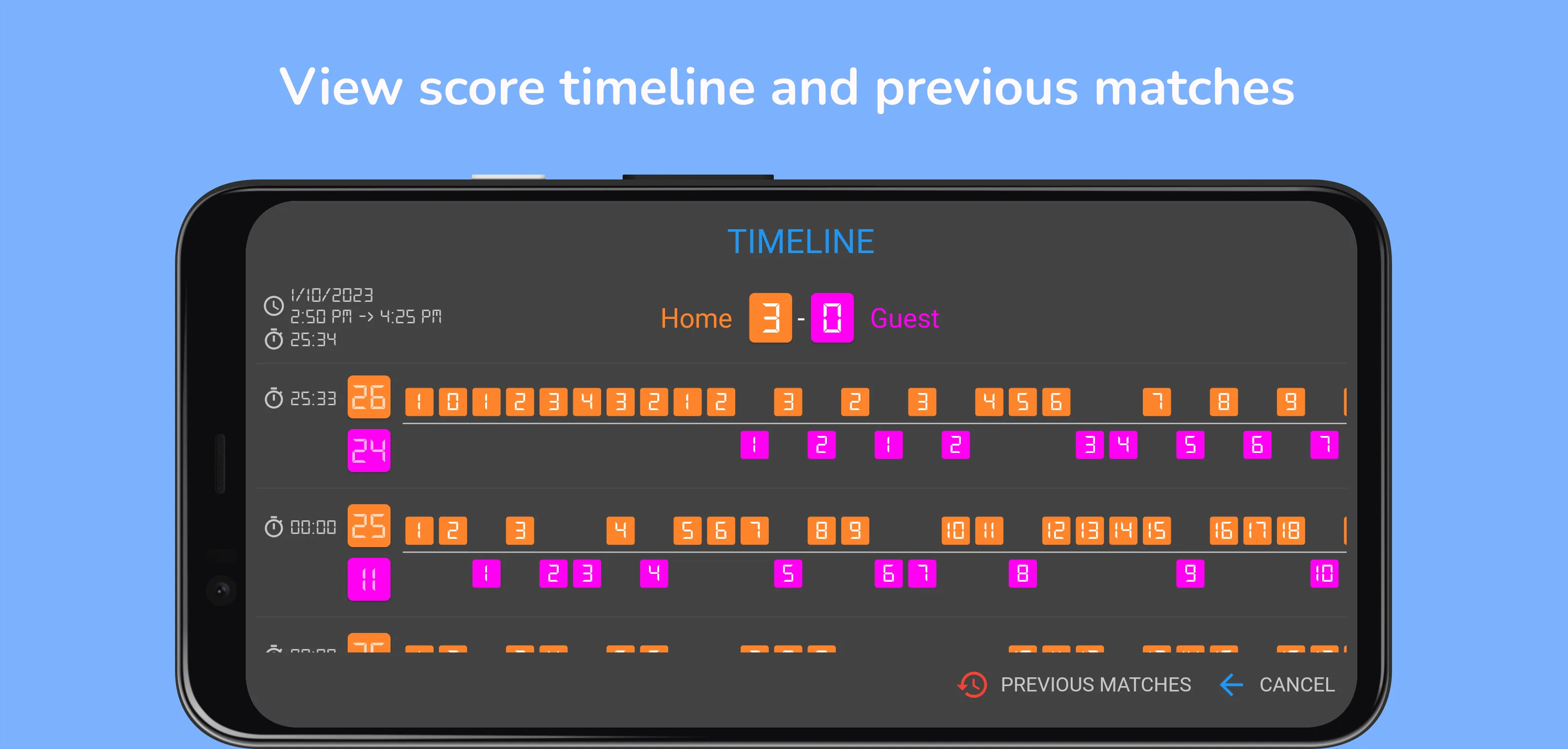 Volleyball scoreboard | Indus Appstore | Screenshot