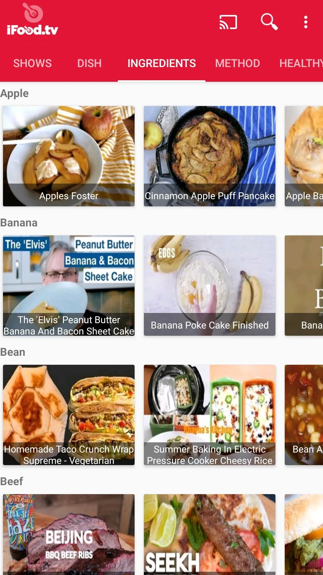 iFood.tv - Recipe videos from  | Indus Appstore | Screenshot