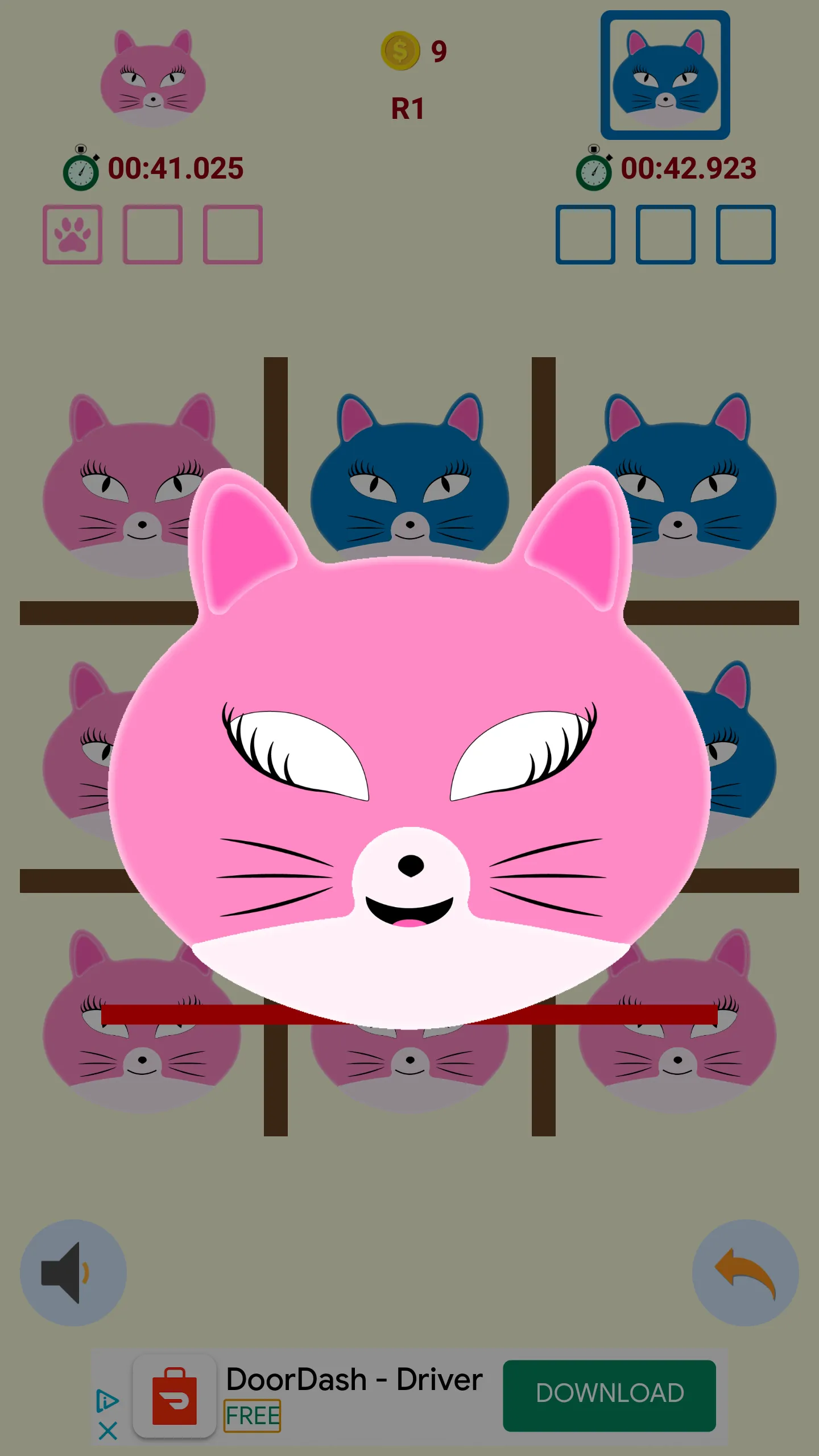 Kitty Tic-Tac-Toe | Indus Appstore | Screenshot