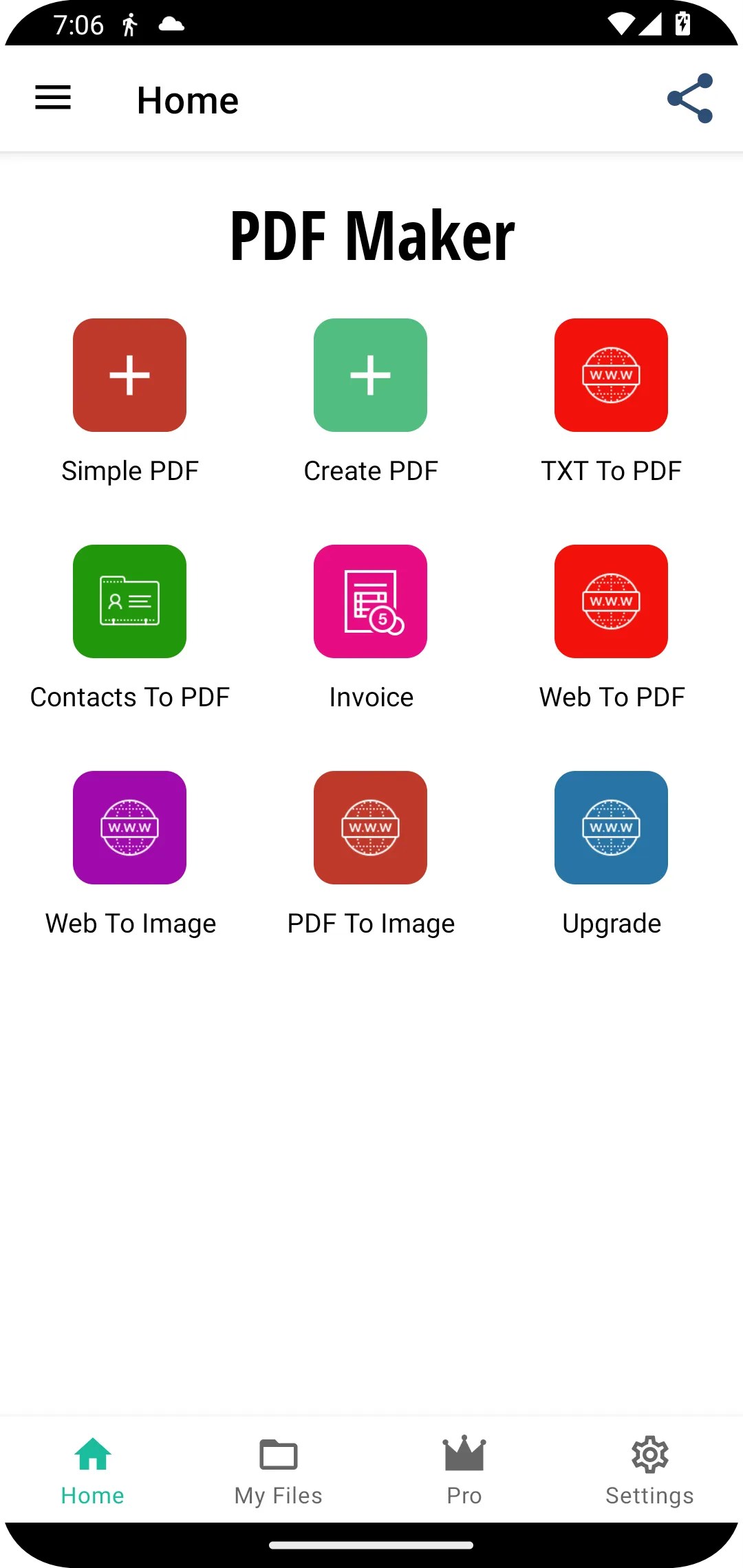 Text to pdf | Indus Appstore | Screenshot